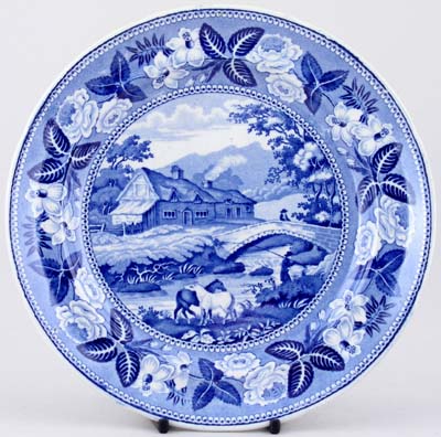 Plate Riverside Cottages c1825